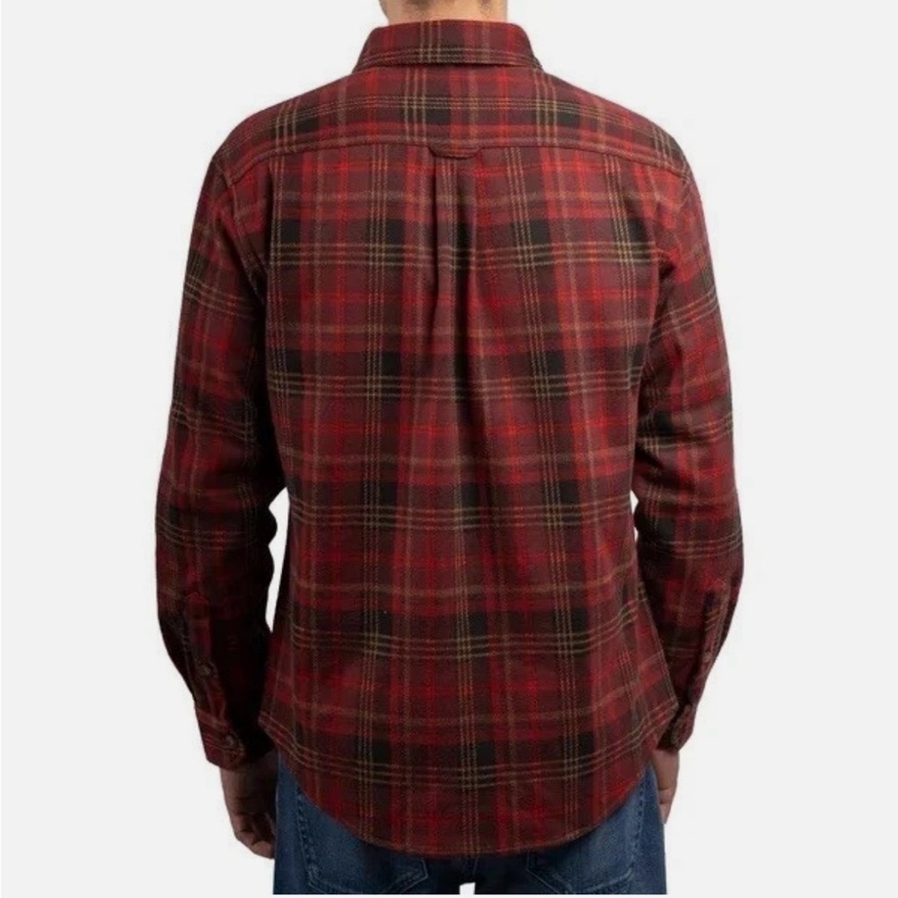 Jachs Red Plaid Casual Button Down Shirt - Picture 3 of 7